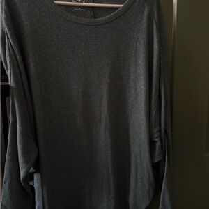 Maurices Teal Long Sleeve Dolman Top